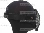 TMC Strike Steel Half Face Mask (Black)